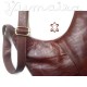 Ladies Leather Bag Shopper women Chestnut Brown real natural leather handmade