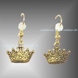 Golden Crown Earrings