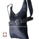 Ladies Leather Bag Shopper women Black real natural leather handmade