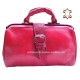 Red Vintage Leather Bag Doctors bag for women ladies