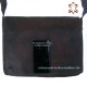 Brown Leather Messenger Bag "London" Men Shoulder Bag