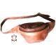 Brown real Leather Waistbag Hip Bag Waist Side Goa Fanny Pack natural genuine Belt Handmade Bag