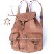 Leather Backpack "Aragon" Natural Large handmade