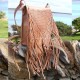 Leather Bag with Fringes natural light brown for women shoulder bag